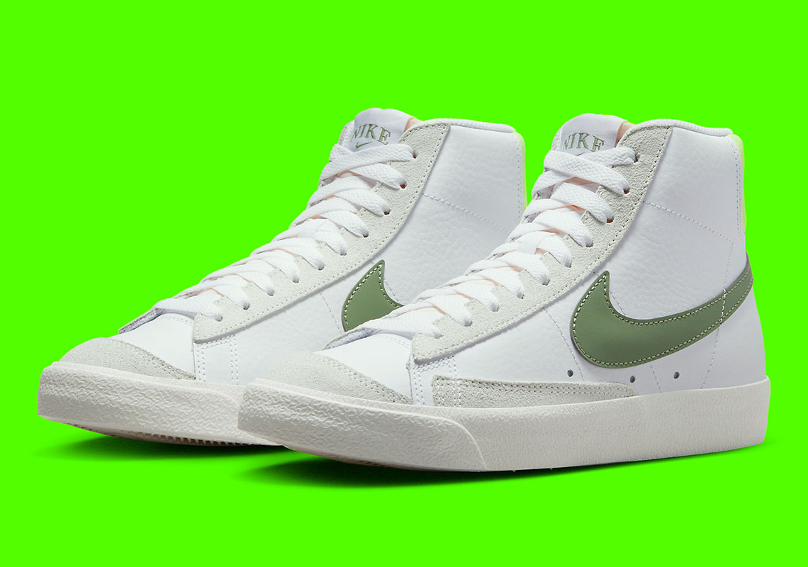 Nike,Blazer Mid '77,FJ4740-100 清新「牛油果绿」装扮!全新配色 Nike Blazer 官图曝光! Nike,Blazer Mid '77,FJ4740-100 清新「牛油果绿」装扮!全新配色 Nike Blazer 官图曝光!