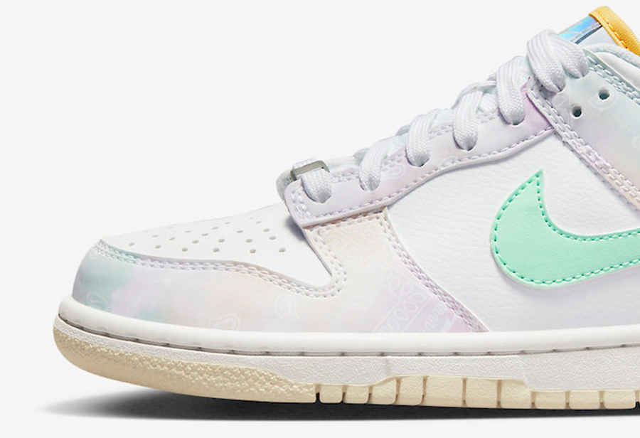Nike Dunk Low GS,Paisley Print 炫彩装扮!全新 Nike Dunk Low 官图曝光! Nike Dunk Low GS,Paisley Print 炫彩装扮!全新 Nike Dunk Low 官图曝光!