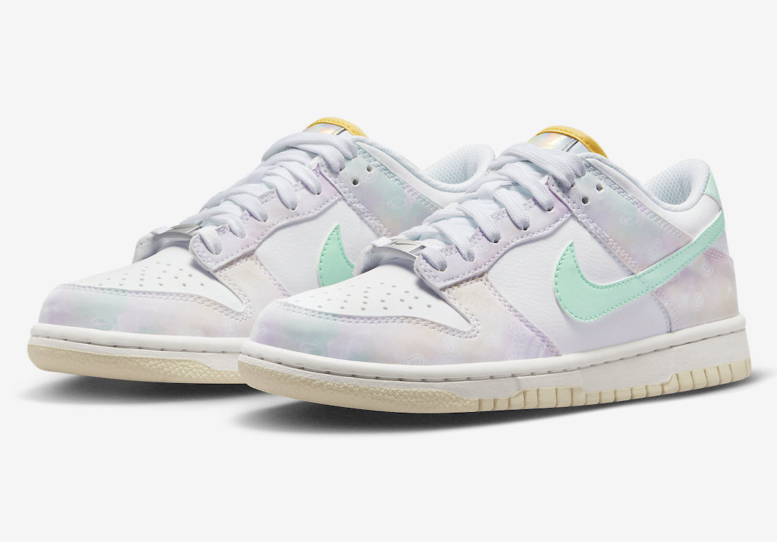 Nike Dunk Low GS,Paisley Print 炫彩装扮!全新 Nike Dunk Low 官图曝光! Nike Dunk Low GS,Paisley Print 炫彩装扮!全新 Nike Dunk Low 官图曝光!
