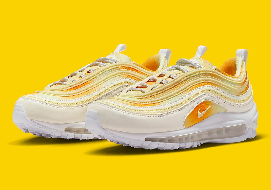 Nike Air Max 97,FN0321-100 黄色渐变太醒目!全新 Nike Air Max 97 曝光! Nike Air Max 97,FN0321-100 黄色渐变太醒目!全新 Nike Air Max 97 曝光!