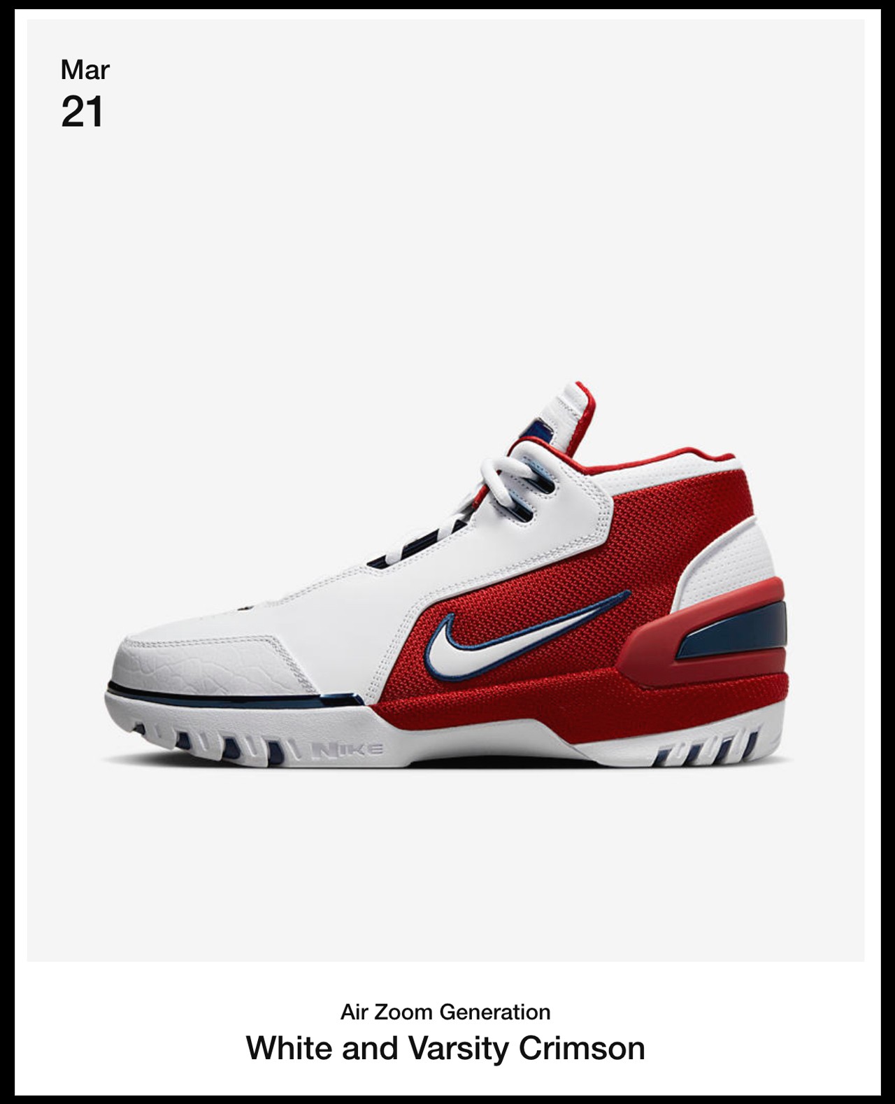 Nike,Air Zoom Generation,Debut 詹蜜过年!市价 2k 的「生涯首秀」AZG 复刻! Nike,Air Zoom Generation,Debut 詹蜜过年!市价 2k 的「生涯首秀」AZG 复刻!
