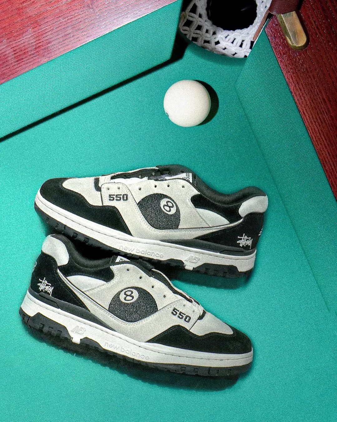 Stüssy,New Balance,550 Stüssy x NB 联名实物曝光?但可惜的是... Stüssy,New Balance,550 Stüssy x NB 联名实物曝光?但可惜的是...