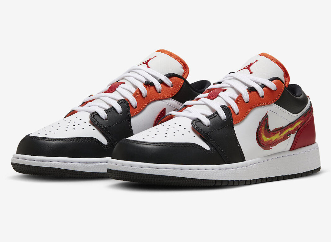 AJ1,Air Jordan 1 Low,Flaming S Jordan 官方整活儿!这双「火焰钩」AJ1 你给几分?! AJ1,Air Jordan 1 Low,Flaming S Jordan 官方整活儿!这双「火焰钩」AJ1 你给几分?!