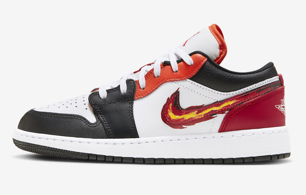 AJ1,Air Jordan 1 Low,Flaming S Jordan 官方整活儿!这双「火焰钩」AJ1 你给几分?! AJ1,Air Jordan 1 Low,Flaming S Jordan 官方整活儿!这双「火焰钩」AJ1 你给几分?!