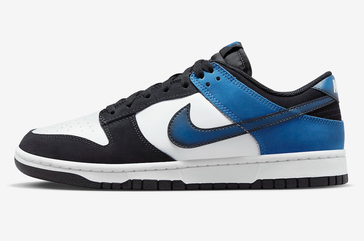 Nike,Dunk Low,Industrial Blue, 做旧效果超讨喜!全新「黑蓝脚趾」Dunk Low 官图曝光! Nike,Dunk Low,Industrial Blue, 做旧效果超讨喜!全新「黑蓝脚趾」Dunk Low 官图曝光!