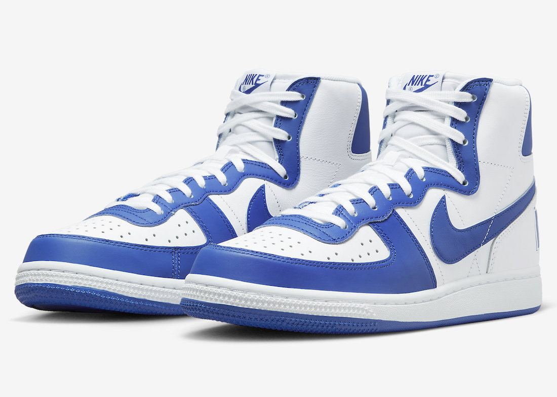 Nike Terminator High,Game Roya 经典白蓝配色!全新 Nike Terminator High 实物图曝光! Nike Terminator High,Game Roya 经典白蓝配色!全新 Nike Terminator High 实物图曝光!
