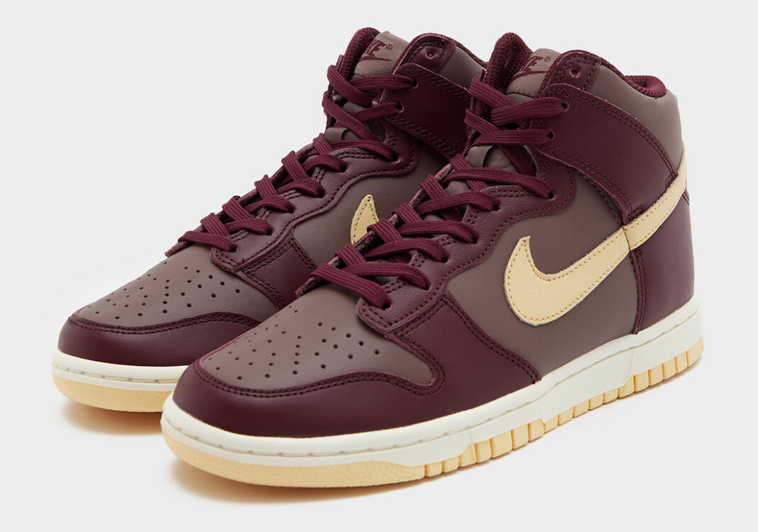 Nike Dunk High,WMNS,Plum Eclip 酒红装扮!全新 Nike Dunk Hi 曝光! Nike Dunk High,WMNS,Plum Eclip 酒红装扮!全新 Nike Dunk Hi 曝光!