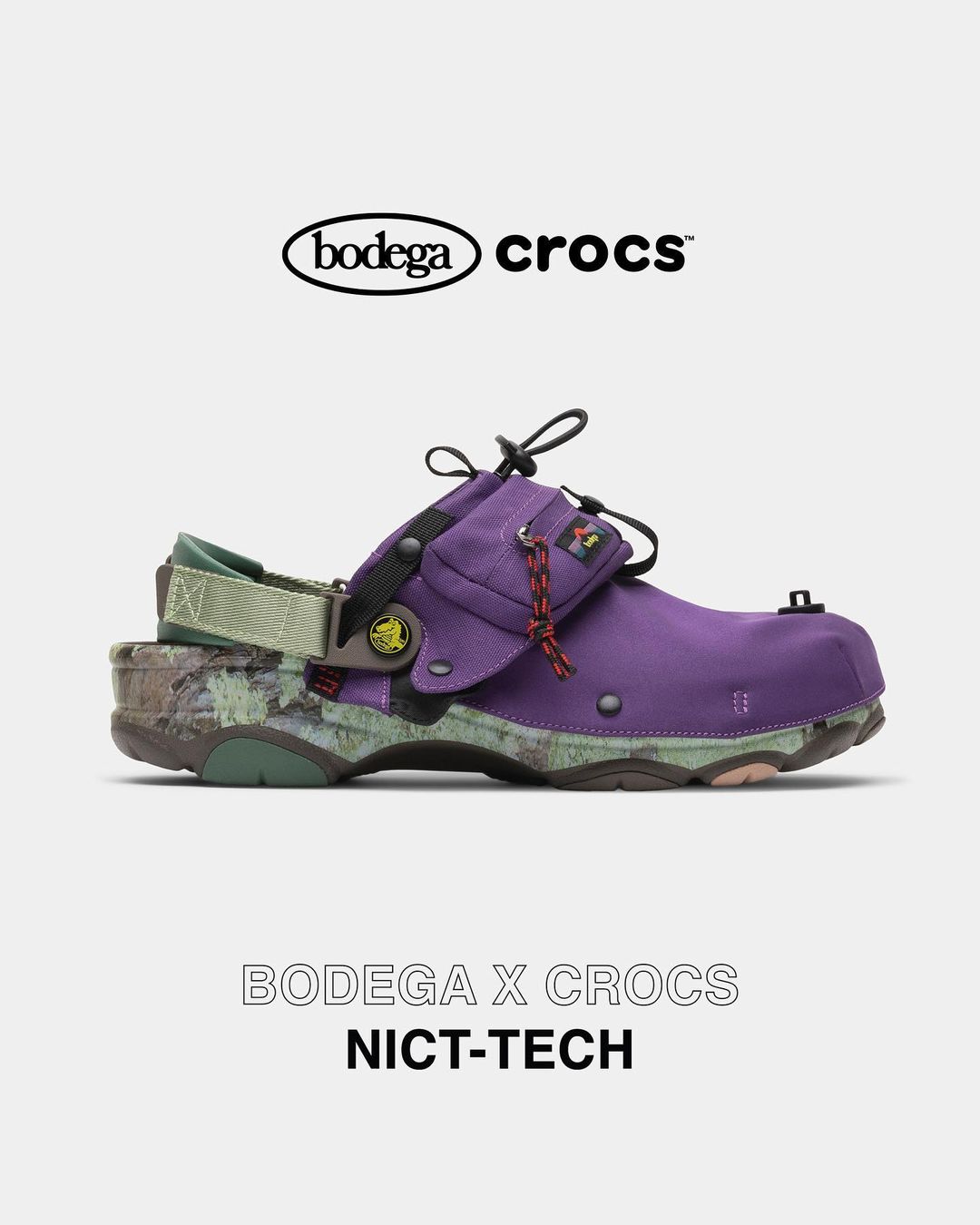 Bodega,Crocs,All-Terrain,NICT- 带腰包的洞洞鞋!Bodega x Crocs 全新联名即将发售! Bodega,Crocs,All-Terrain,NICT- 带腰包的洞洞鞋!Bodega x Crocs 全新联名即将发售!