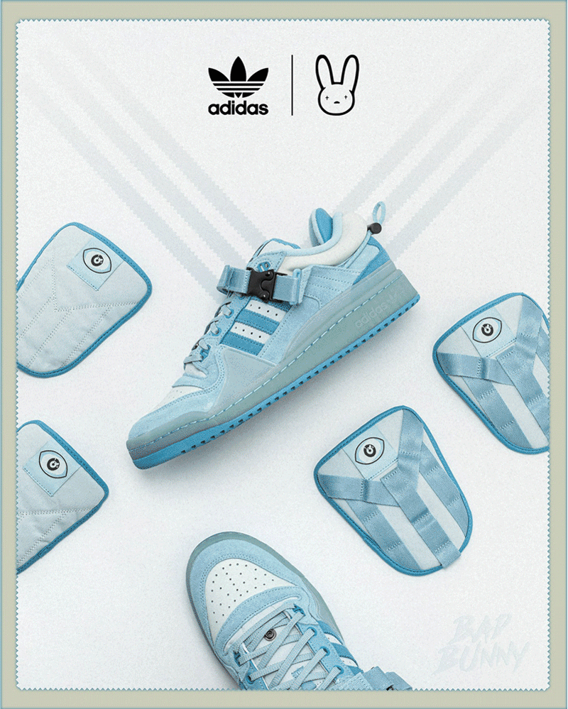 Bad Bunny,adidas Campus,Royal 实物泄露!「坏痞兔」联名鞋新配色 3.0 版! Bad Bunny,adidas Campus,Royal 实物泄露!「坏痞兔」联名鞋新配色 3.0 版!