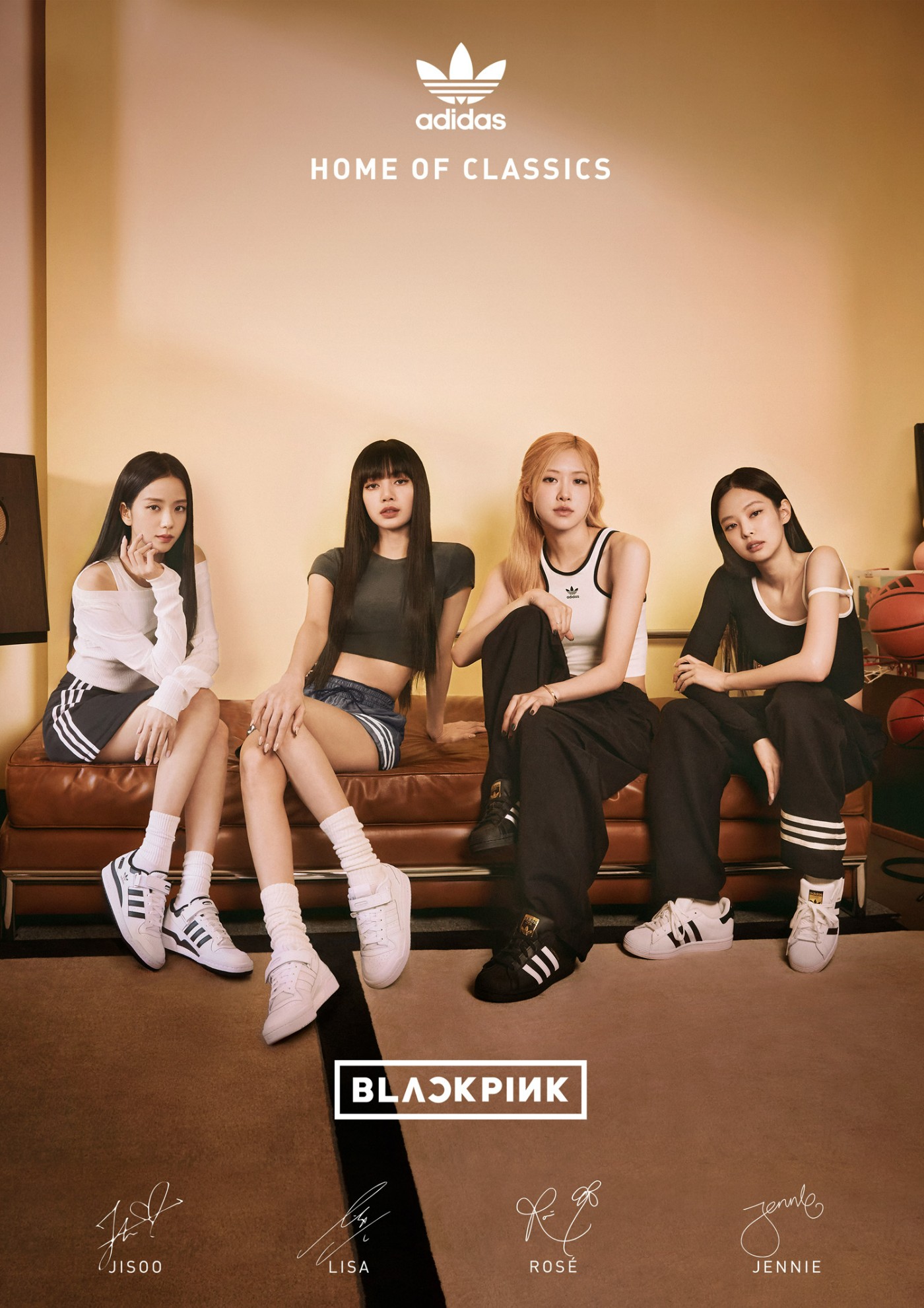 BLACKPINK,Home of Classics,adi BLACKPINK 性感带货!上脚新鞋刚刚发售! BLACKPINK,Home of Classics,adi BLACKPINK 性感带货!上脚新鞋刚刚发售!