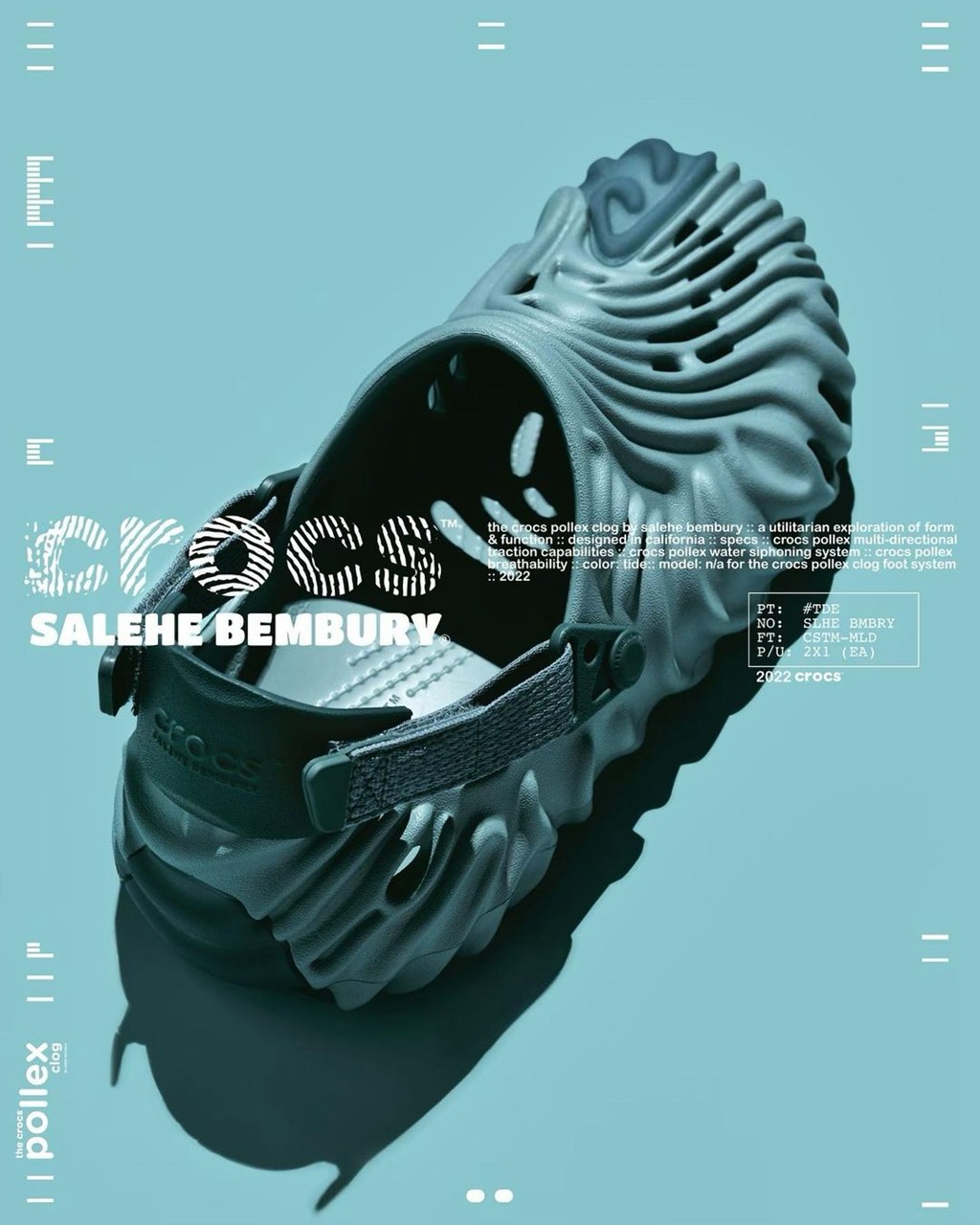 Salehe Bembury,Crocs 新版本「指纹鞋」官宣!发售日期确定! Salehe Bembury,Crocs 新版本「指纹鞋」官宣!发售日期确定!