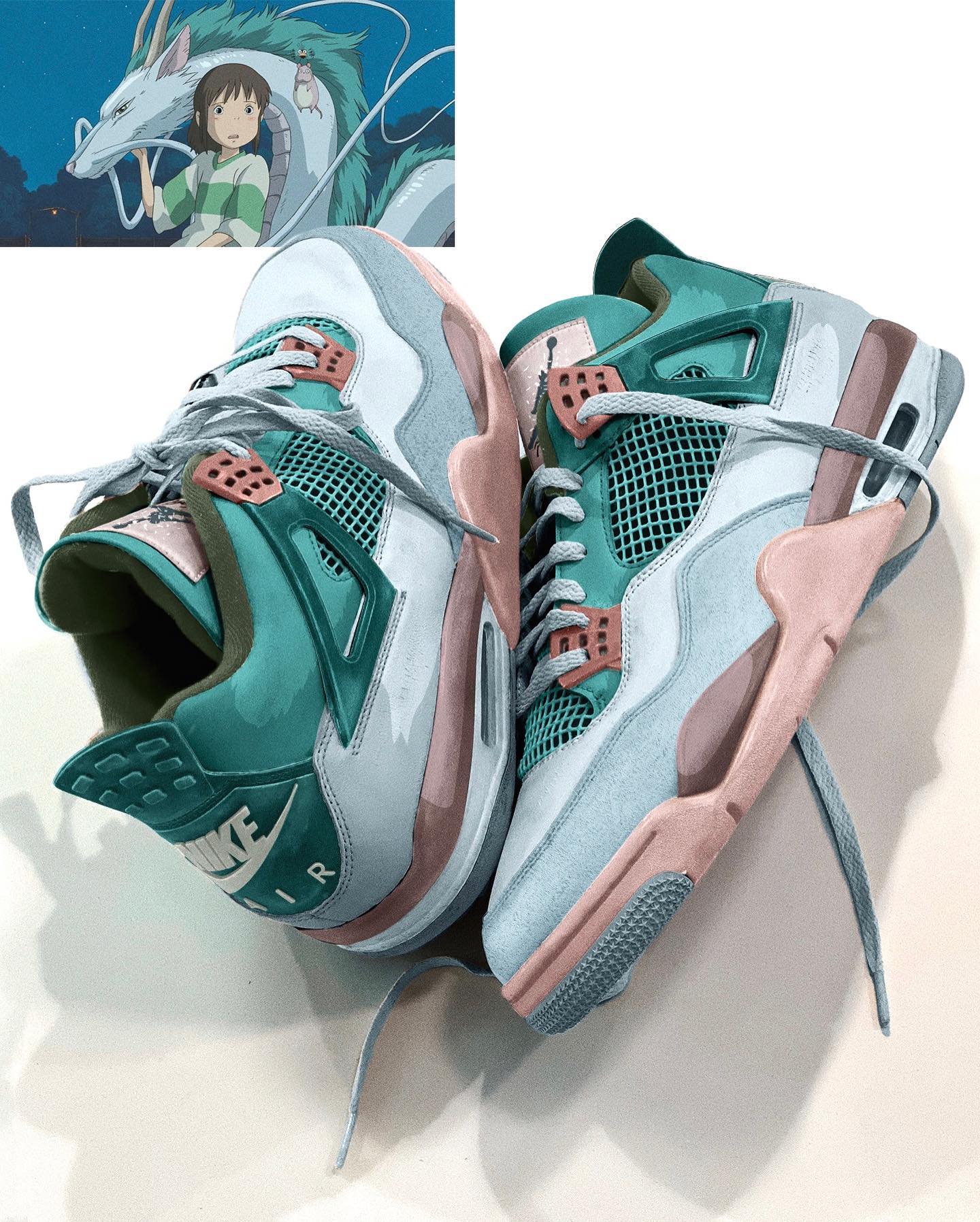 Jordan Brand,Andu C,千与千寻,Air J 《千与千寻》联名来了?网友:求市售! Jordan Brand,Andu C,千与千寻,Air J 《千与千寻》联名来了?网友:求市售!