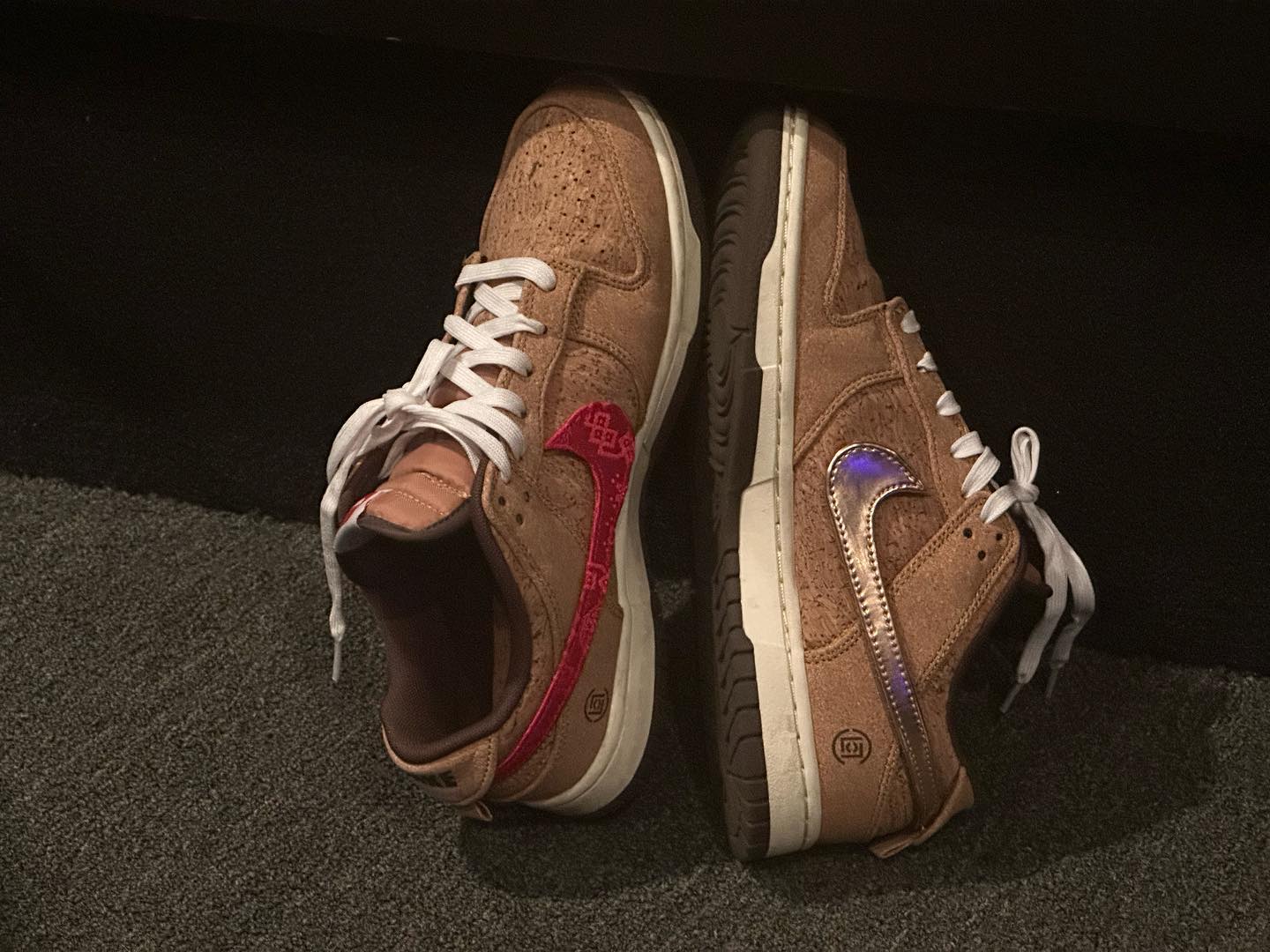 CLOT,Nike,Dunk Low,软木塞 钩子比鞋贵!冠希上脚「顶配版」软木塞 Dunk! CLOT,Nike,Dunk Low,软木塞 钩子比鞋贵!冠希上脚「顶配版」软木塞 Dunk!