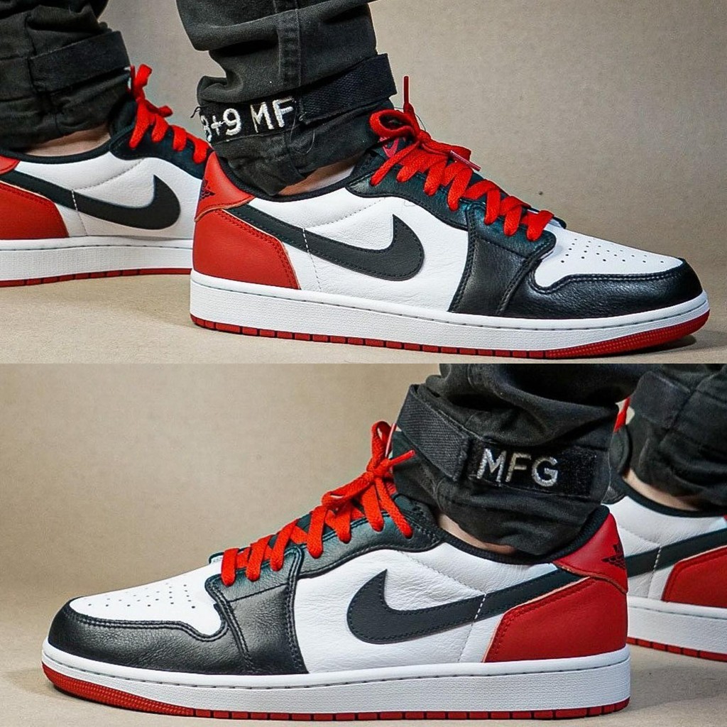 Air Jordan 1 Low OG,Black Toe, 都在等的「黑脚趾」AJ1 上脚曝光!发售信息有了! Air Jordan 1 Low OG,Black Toe, 都在等的「黑脚趾」AJ1 上脚曝光!发售信息有了!