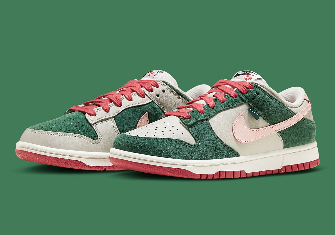 Nike,Dunk Low,FN8923-061,All P 鸳鸯造型颜值爆表!「花卉」Nike Dunk Low 实物图曝光! Nike,Dunk Low,FN8923-061,All P 鸳鸯造型颜值爆表!「花卉」Nike Dunk Low 实物图曝光!