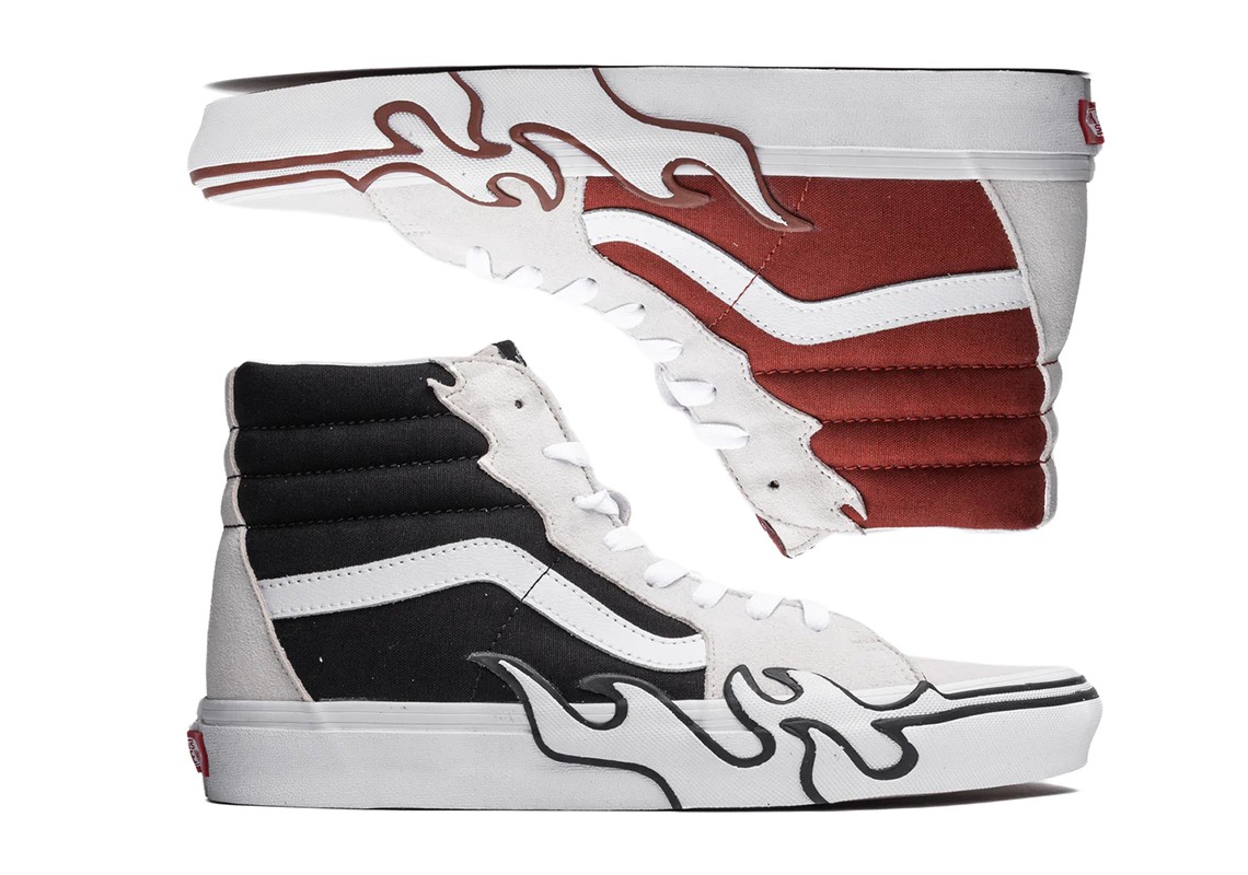 Vans,Sk8-Hi ,Flame 火焰造型太帅了!全新 Vans Sk8-Hi 曝光! Vans,Sk8-Hi ,Flame 火焰造型太帅了!全新 Vans Sk8-Hi 曝光!
