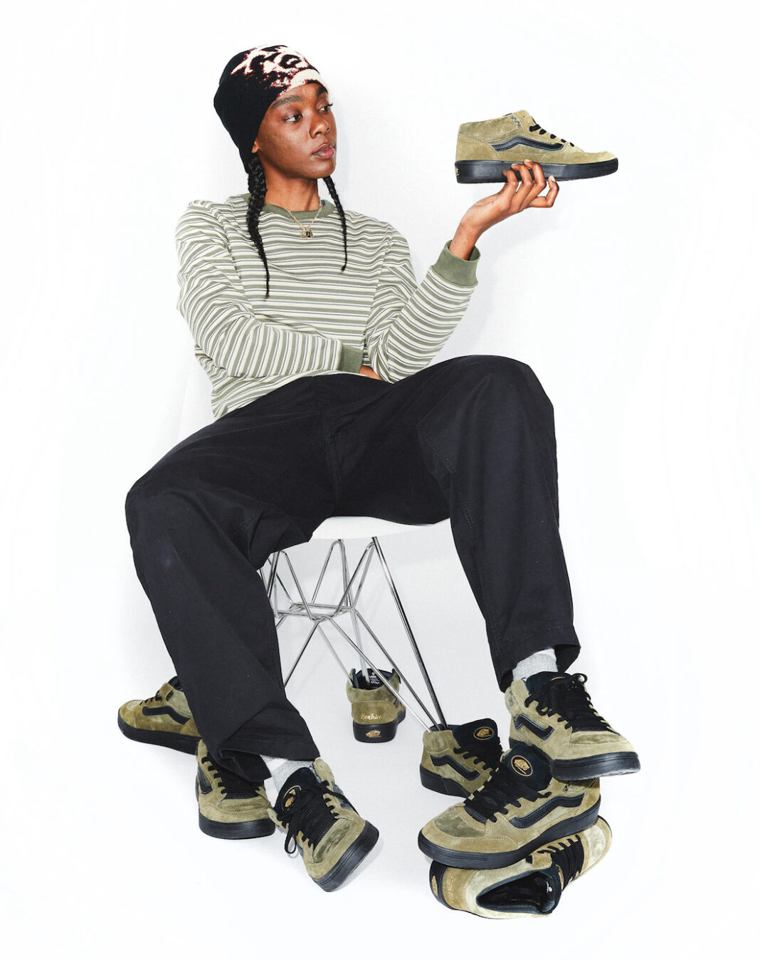 Beatrice Domond,Vans,Zahba Mid 又一滑手联名鞋要发售!全麂皮质感太好了! Beatrice Domond,Vans,Zahba Mid 又一滑手联名鞋要发售!全麂皮质感太好了!