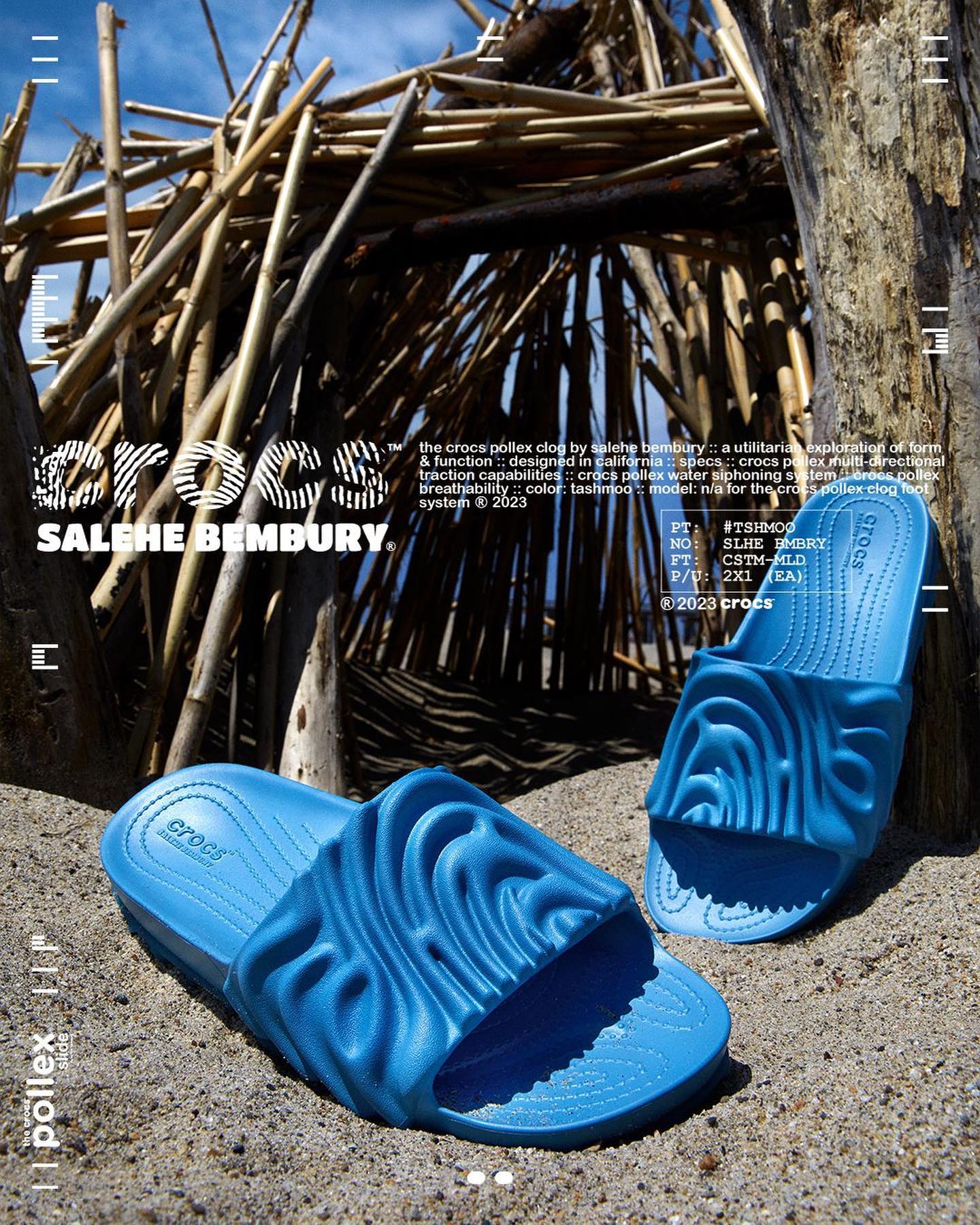 Salehe Bembury,Crocs,Pollex Sl 市价真不低!「指纹拖鞋」又有清爽新配色! Salehe Bembury,Crocs,Pollex Sl 市价真不低!「指纹拖鞋」又有清爽新配色!