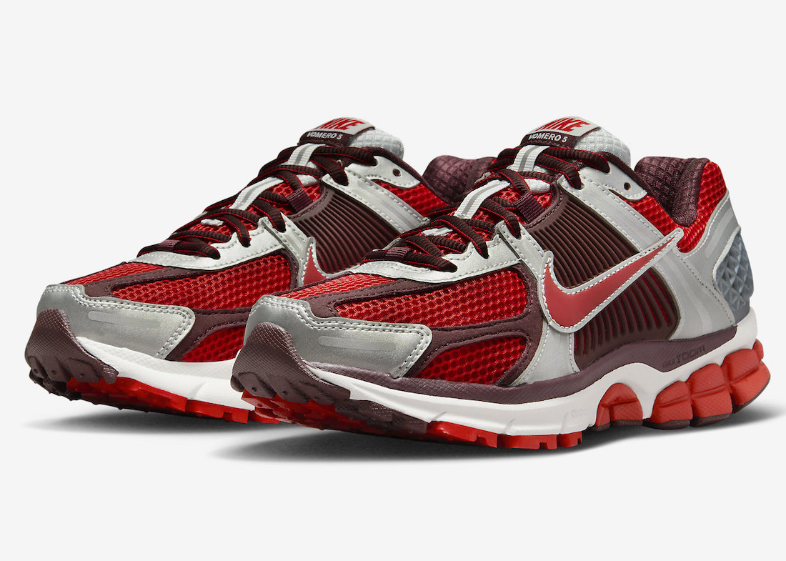 Nike,Zoom Vomero 5,Mystic Red, 亮眼「复古红」装扮!全新配色 Vomero 5 下月登场! Nike,Zoom Vomero 5,Mystic Red, 亮眼「复古红」装扮!全新配色 Vomero 5 下月登场!