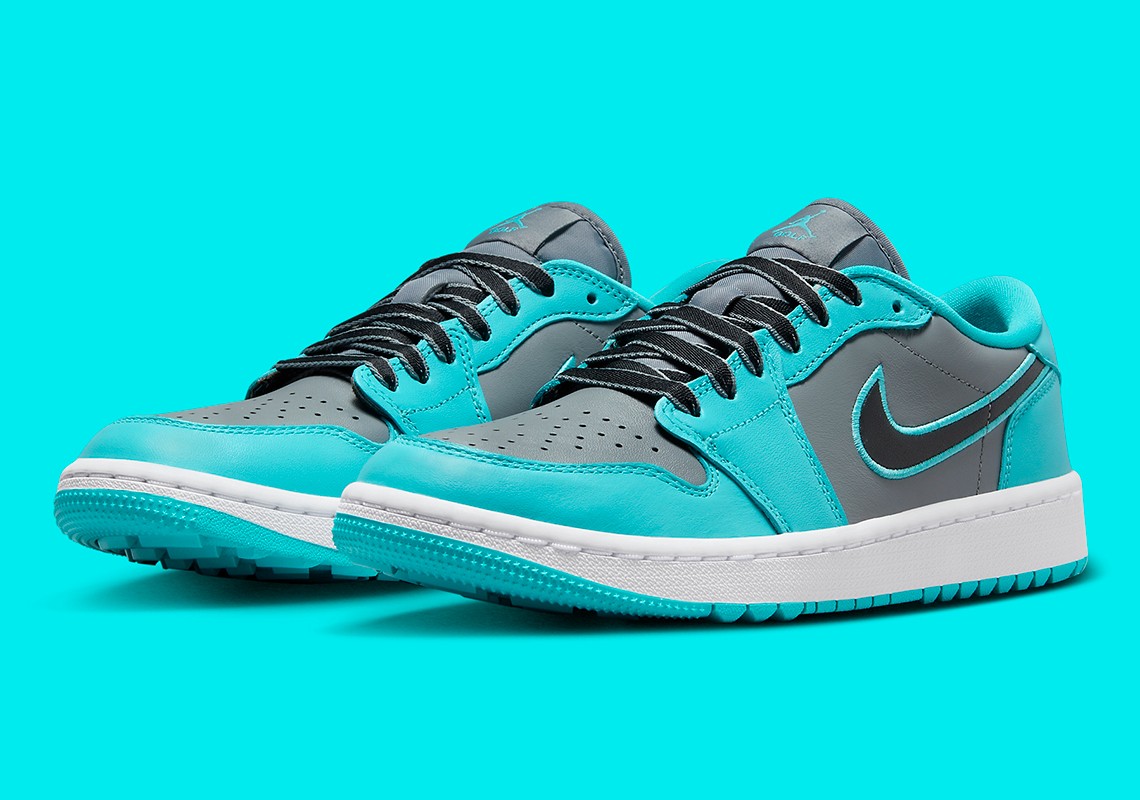 AJ1,Air Jordan 1 Low Golf,FZ32 超醒目湖水蓝装扮!「特殊版本」AJ1 实物曝光! AJ1,Air Jordan 1 Low Golf,FZ32 超醒目湖水蓝装扮!「特殊版本」AJ1 实物曝光!