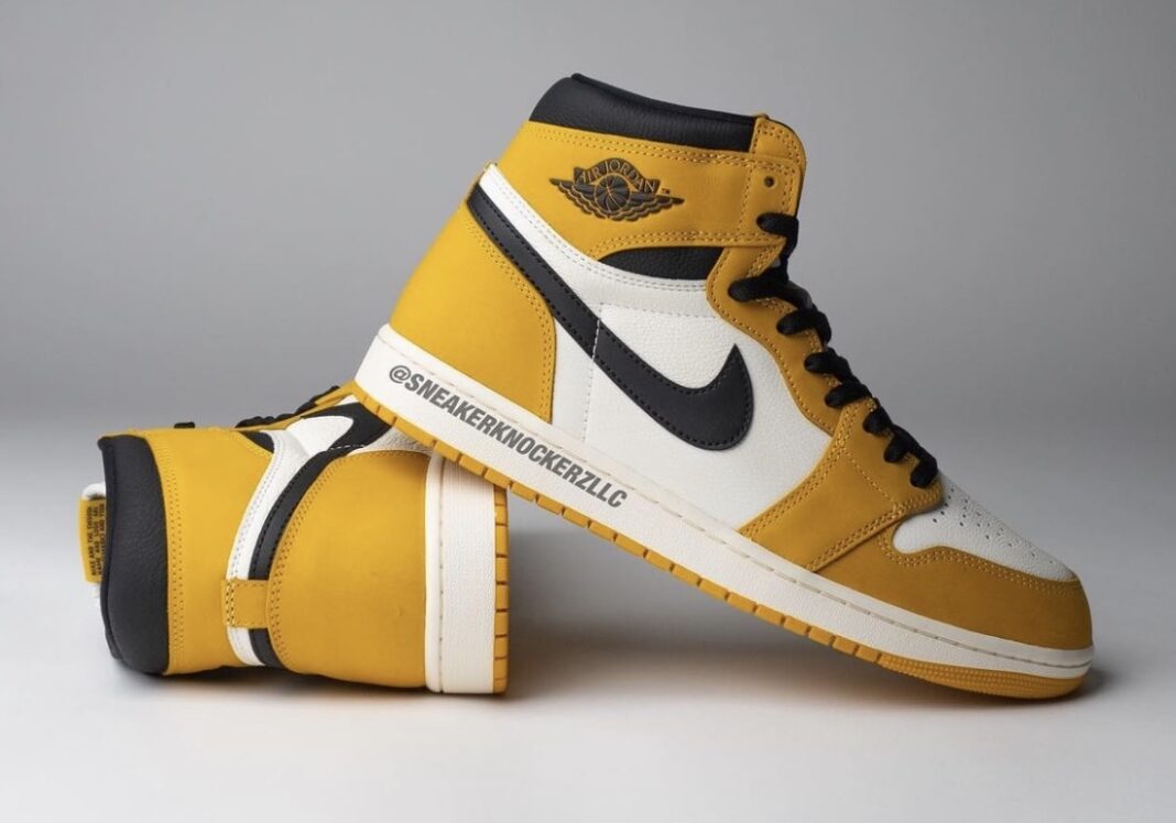 Air Jordan 1 High OG,Yellow Oc 鞋舌标签有点特别!新配色 AJ1 实物曝光! Air Jordan 1 High OG,Yellow Oc 鞋舌标签有点特别!新配色 AJ1 实物曝光!