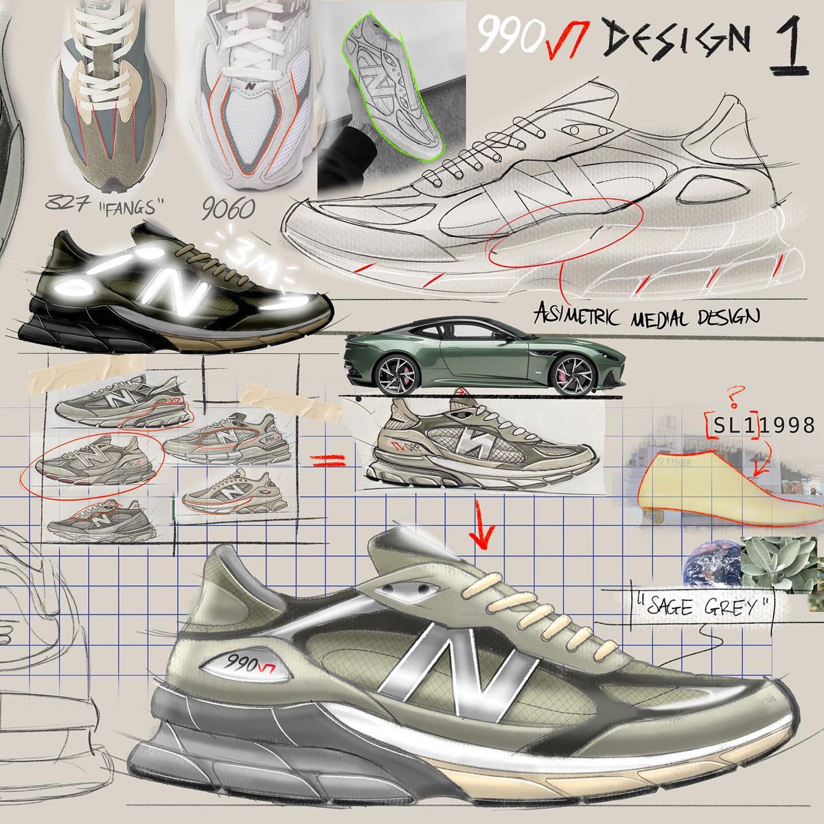 New Balance,990v7 NB 990v7 实物泄露!还有两个隐藏版本!? New Balance,990v7 NB 990v7 实物泄露!还有两个隐藏版本!?