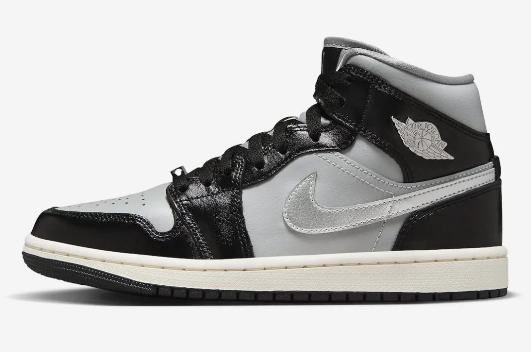 Black Chrome,Air Jordan 1 Mid, 银钩 AJ1 闪到我了!小细节真不少! Black Chrome,Air Jordan 1 Mid, 银钩 AJ1 闪到我了!小细节真不少!
