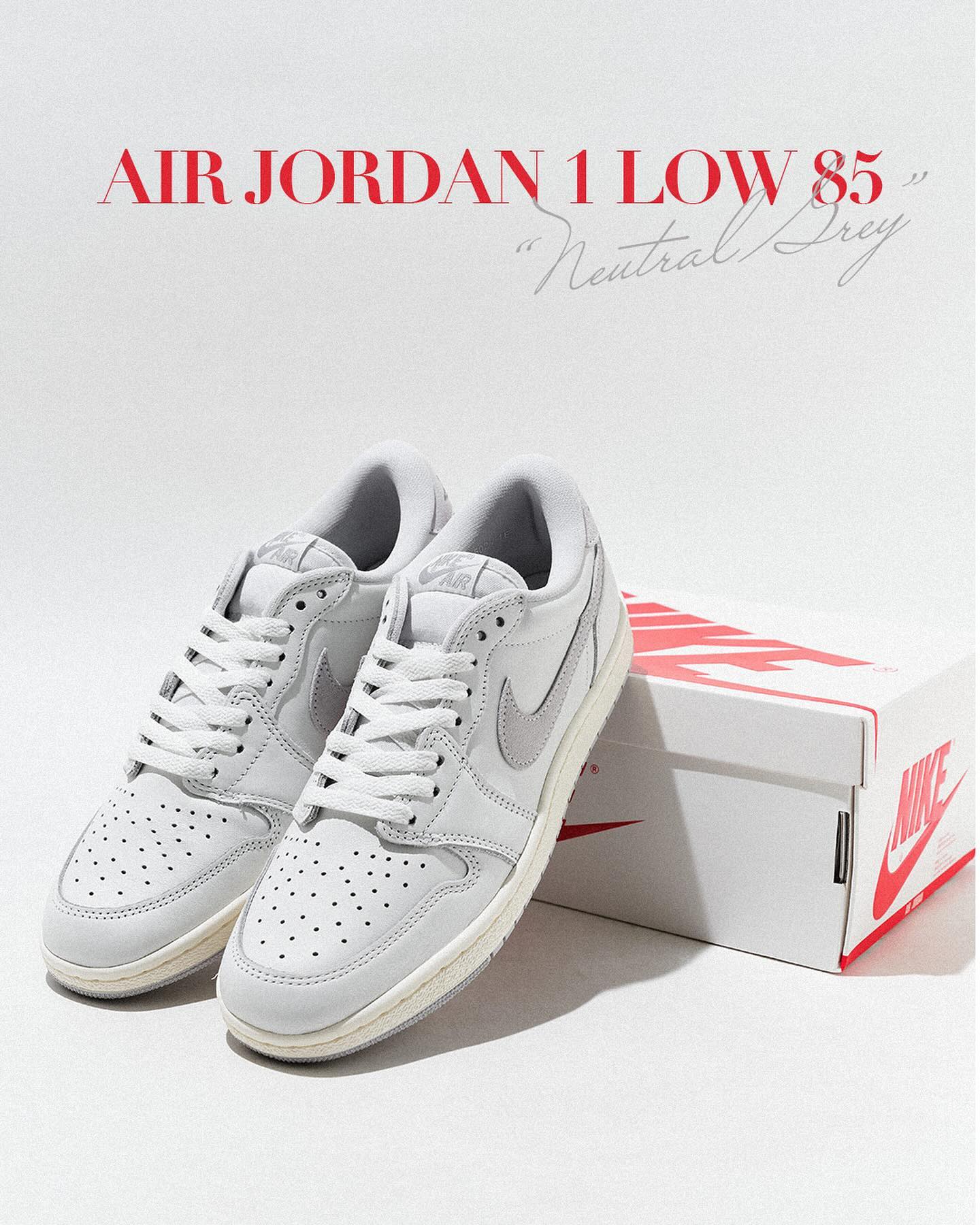 FB9933-100,Neutral Grey,85,Air 元年「白灰」AJ1 最新实物!这颜值你打几分? FB9933-100,Neutral Grey,85,Air 元年「白灰」AJ1 最新实物!这颜值你打几分?
