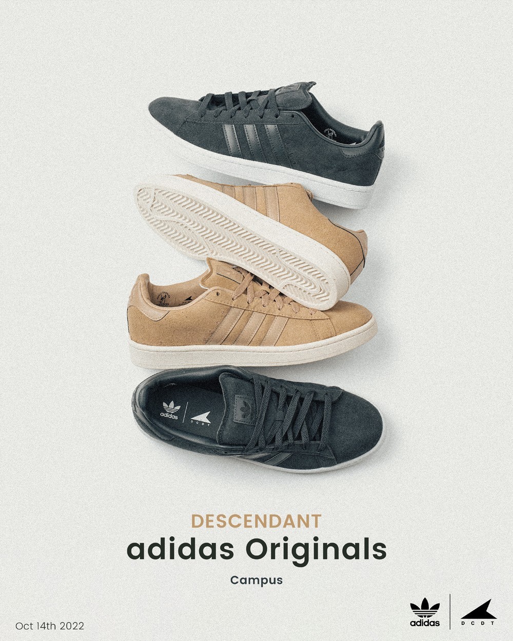 GTX,GAZELLE,adidas Originals,D 再度携手西山彻!DCDT x 三叶草又来了! GTX,GAZELLE,adidas Originals,D 再度携手西山彻!DCDT x 三叶草又来了!