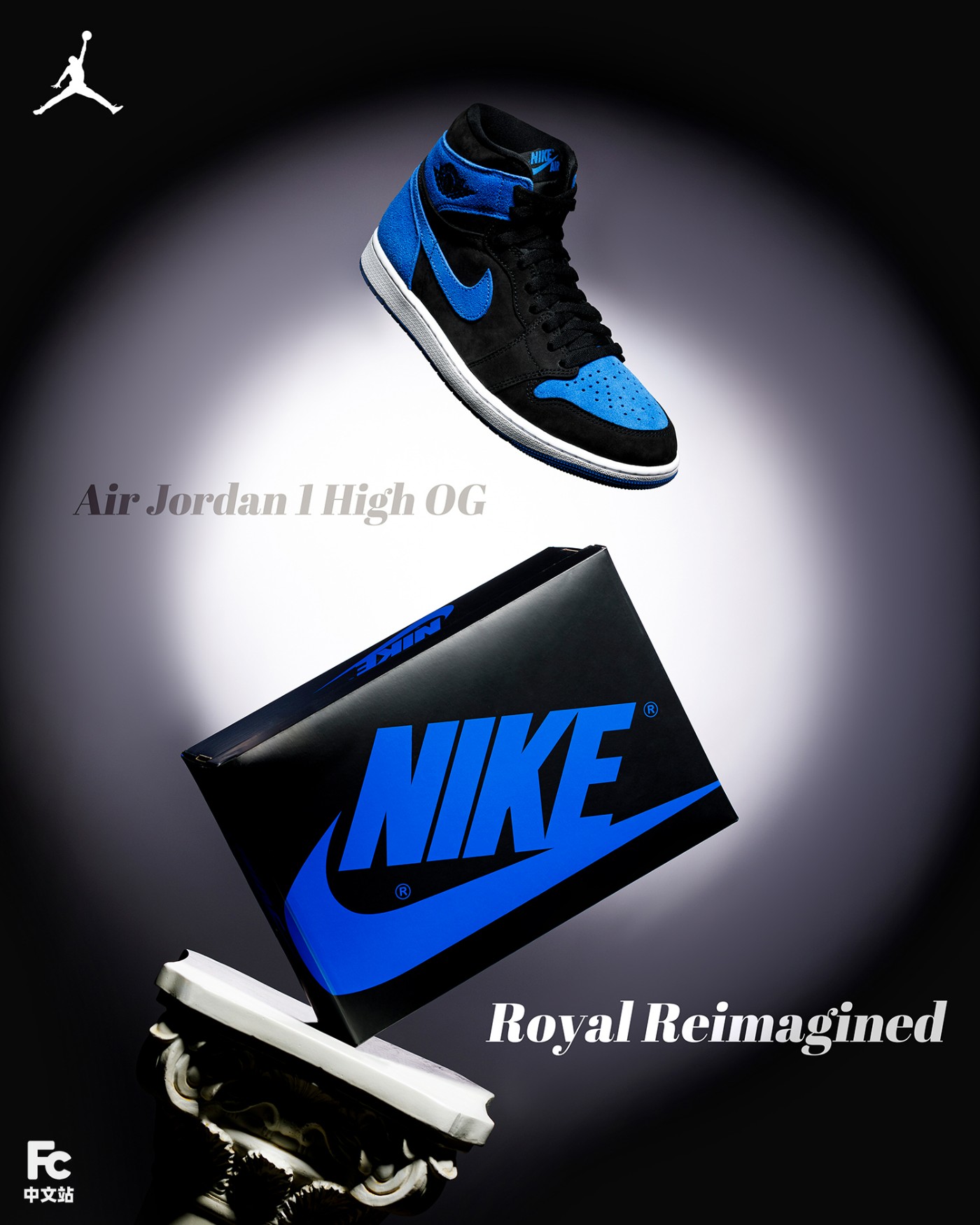 AJ1,Air Jordan 1,Royal Reimagi 时隔 6 年再回归!侃爷同款元年 AJ!抢先开箱! AJ1,Air Jordan 1,Royal Reimagi 时隔 6 年再回归!侃爷同款元年 AJ!抢先开箱!