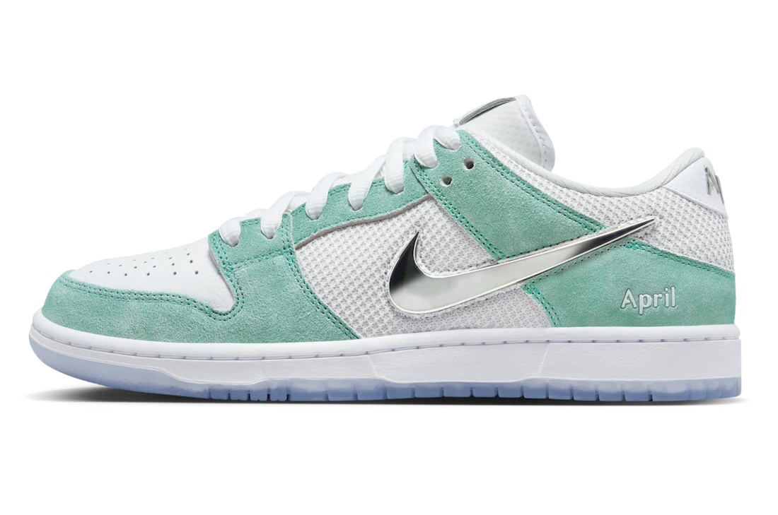 April Skateboards,Nike SB Dunk 鞋底细节独一无二!「小蒂芙尼」Dunk SB 官图有了! April Skateboards,Nike SB Dunk 鞋底细节独一无二!「小蒂芙尼」Dunk SB 官图有了!