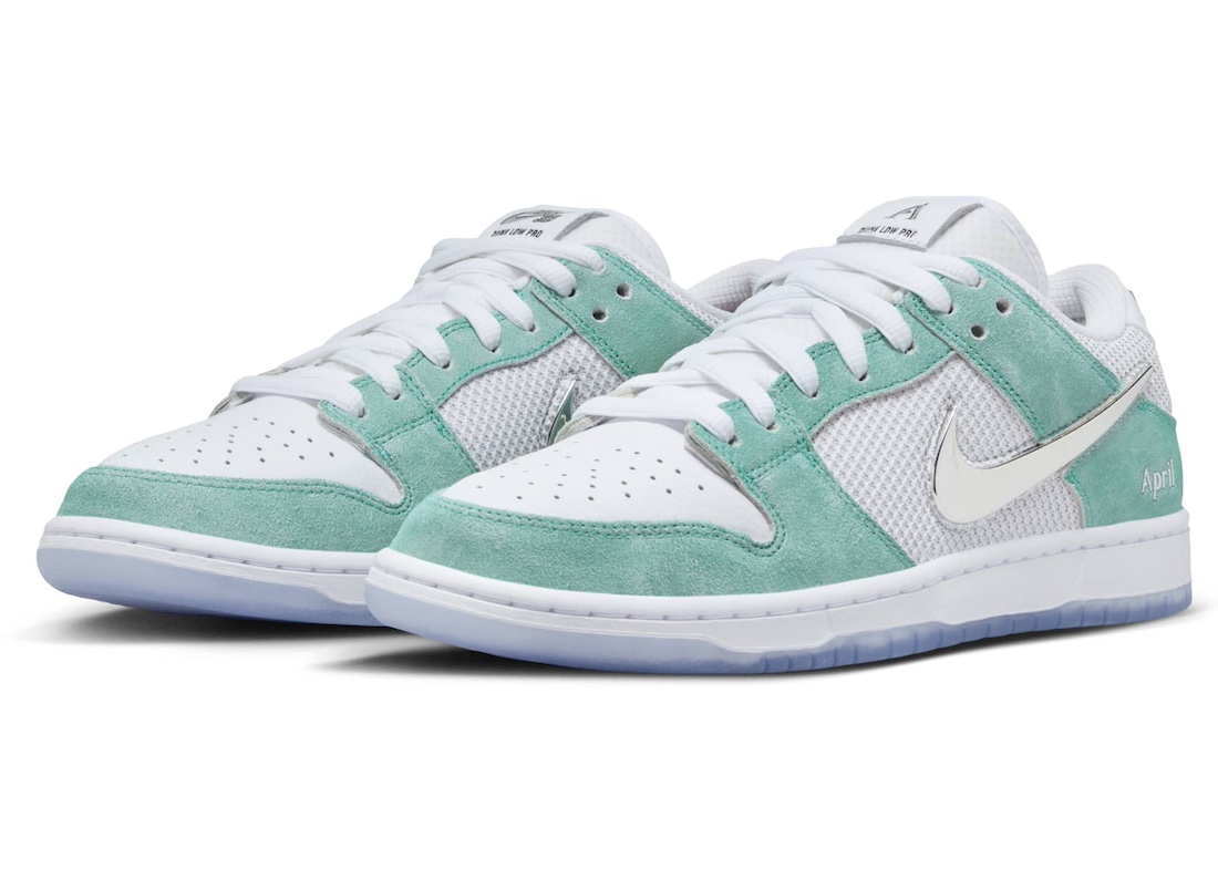 April Skateboards,Nike SB Dunk 鞋底细节独一无二!「小蒂芙尼」Dunk SB 官图有了! April Skateboards,Nike SB Dunk 鞋底细节独一无二!「小蒂芙尼」Dunk SB 官图有了!
