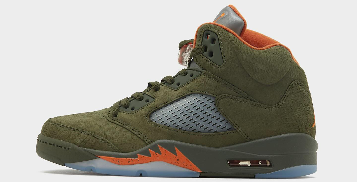Air Jordan 5,Olive,DD0587-308 「橄榄绿」AJ5 最新实物泄露!配色有秋冬内味儿! Air Jordan 5,Olive,DD0587-308 「橄榄绿」AJ5 最新实物泄露!配色有秋冬内味儿!