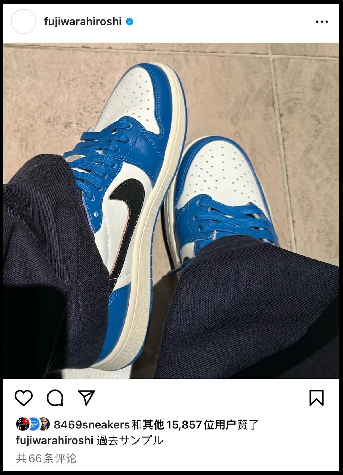 Travis Scott,fragment,Air Jord 藤原浩晒「新闪电倒钩」!网友:暗示市售?! Travis Scott,fragment,Air Jord 藤原浩晒「新闪电倒钩」!网友:暗示市售?!