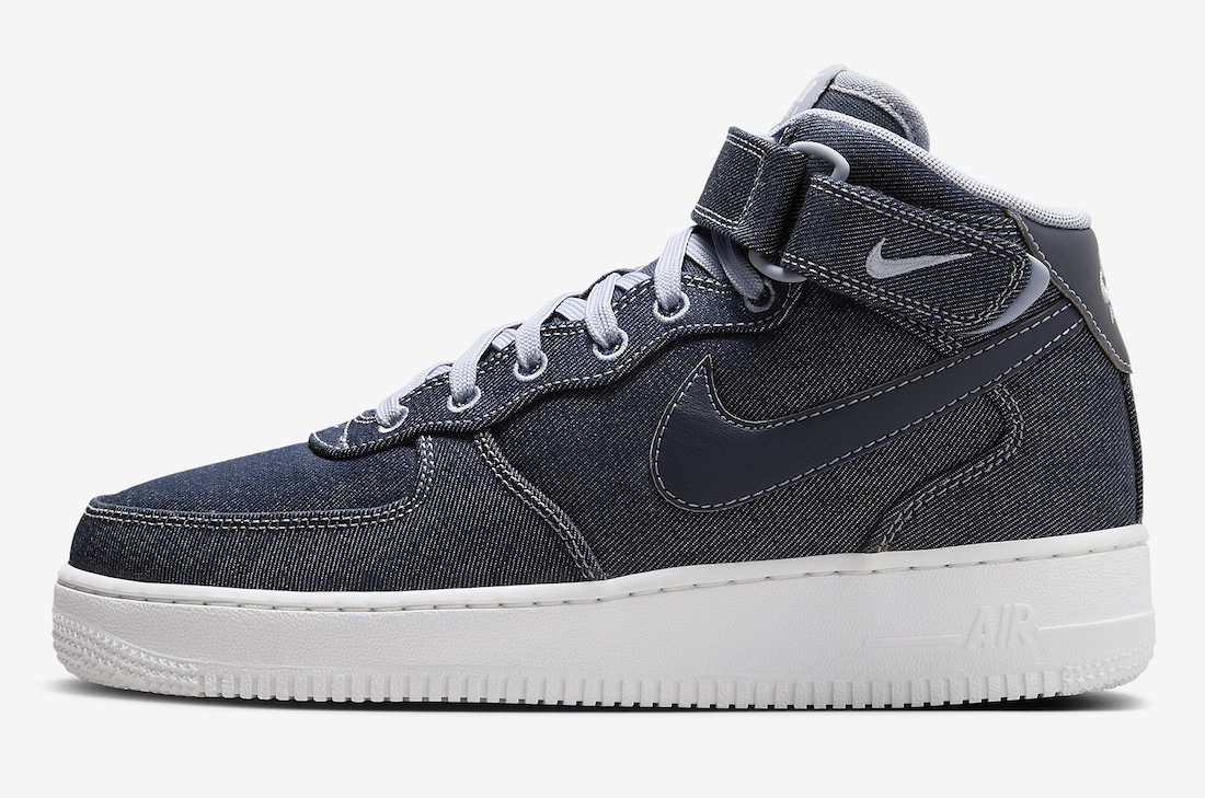 DD9625-400,Denim,Nike Air Forc 「单宁牛仔」AF1 官图曝光!网友:小李维斯联名! DD9625-400,Denim,Nike Air Forc 「单宁牛仔」AF1 官图曝光!网友:小李维斯联名!