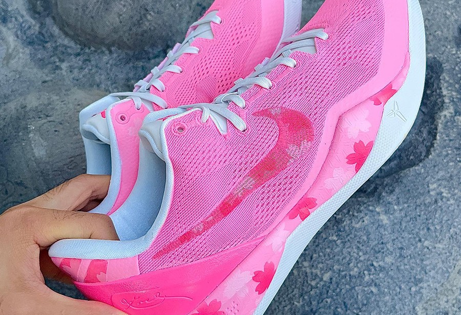 Nike,Kobe 8 Protro,Halo,球鞋定制 「樱花」科比 8 实物曝光!太适合小姐姐上脚了! Nike,Kobe 8 Protro,Halo,球鞋定制 「樱花」科比 8 实物曝光!太适合小姐姐上脚了!