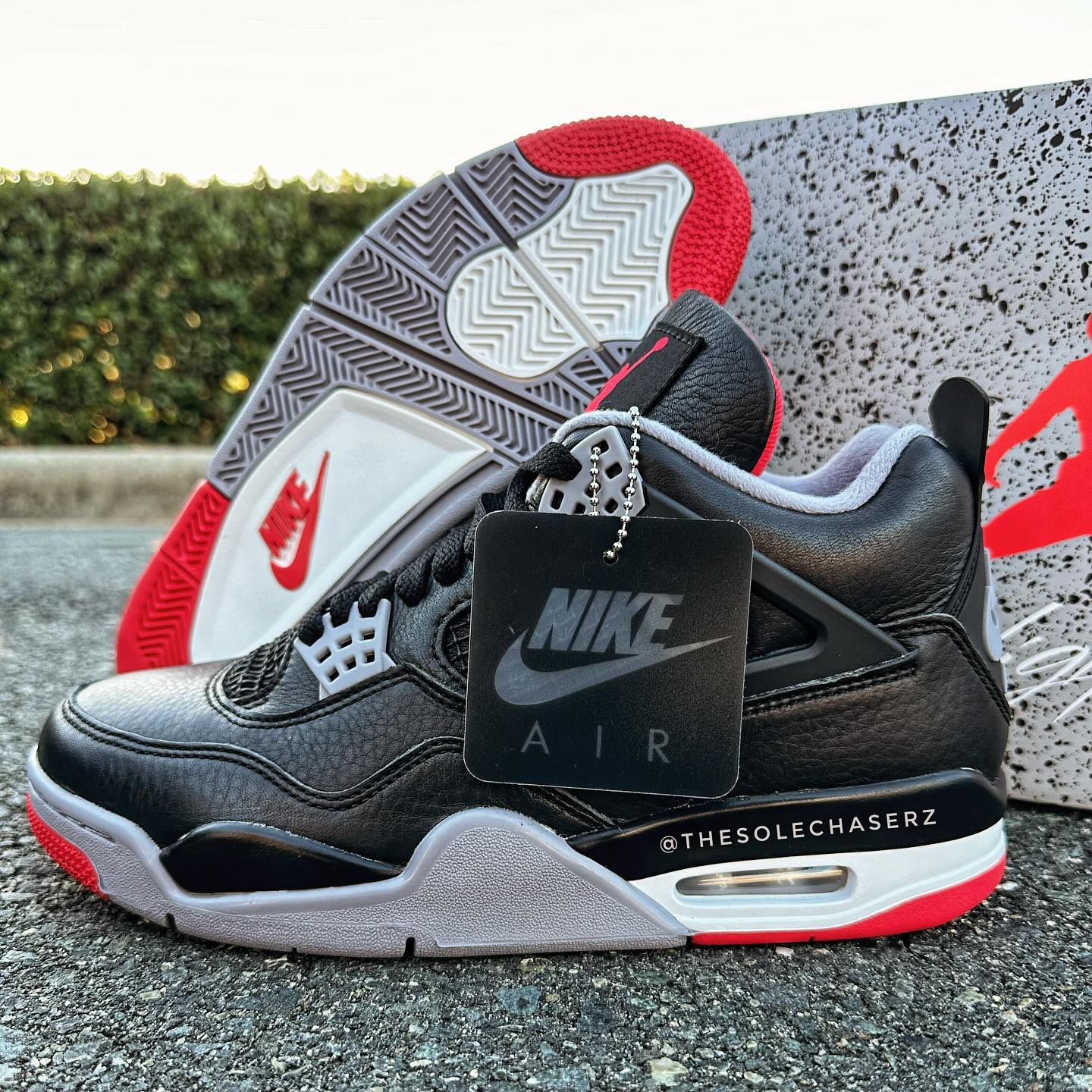 AJ4,Air Jordan 4,Bred Reimagin 「黑红」AJ4 最新实物上脚!日期记好了! AJ4,Air Jordan 4,Bred Reimagin 「黑红」AJ4 最新实物上脚!日期记好了!