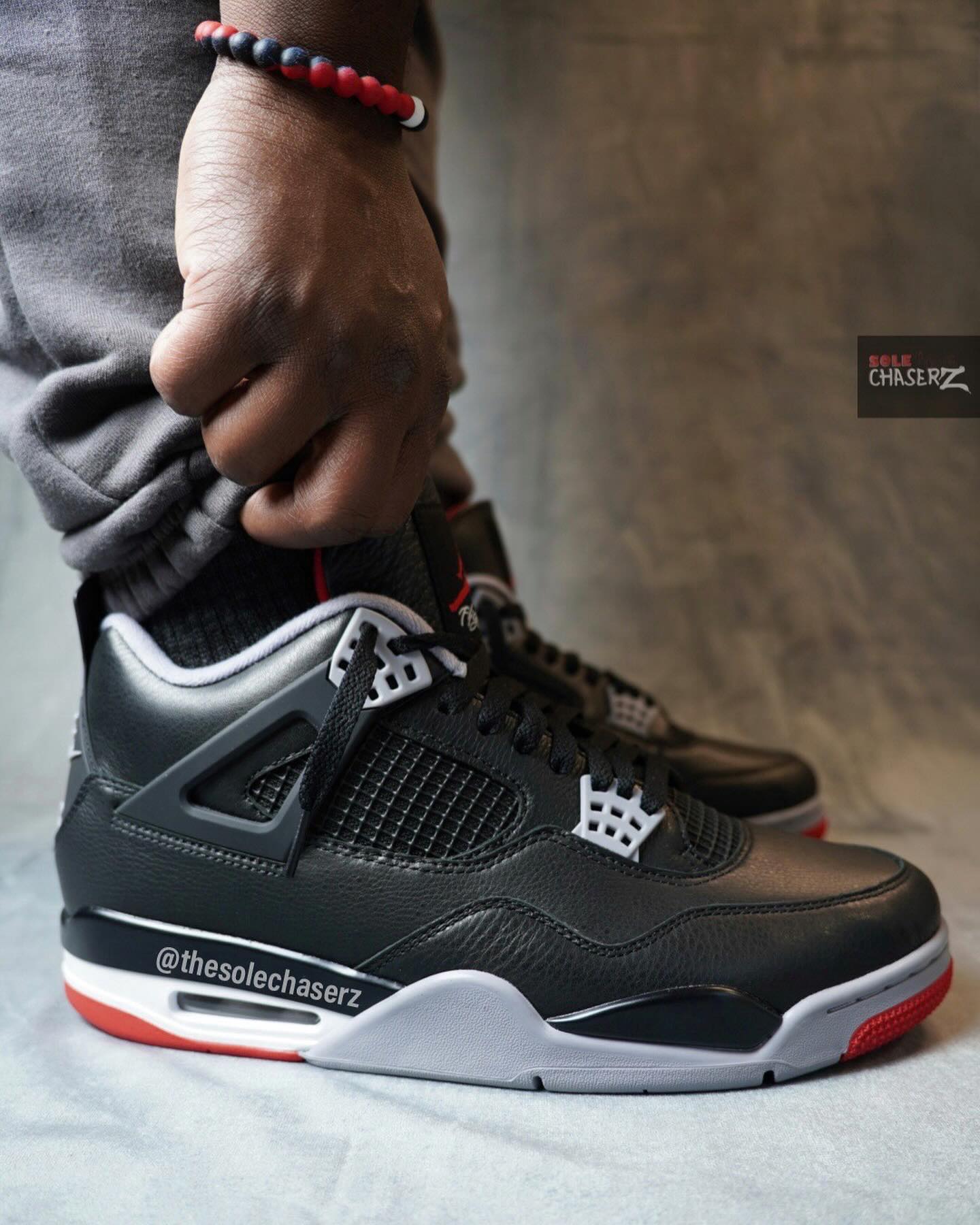 AJ4,Air Jordan 4,Bred Reimagin 「黑红」AJ4 最新实物上脚!日期记好了! AJ4,Air Jordan 4,Bred Reimagin 「黑红」AJ4 最新实物上脚!日期记好了!