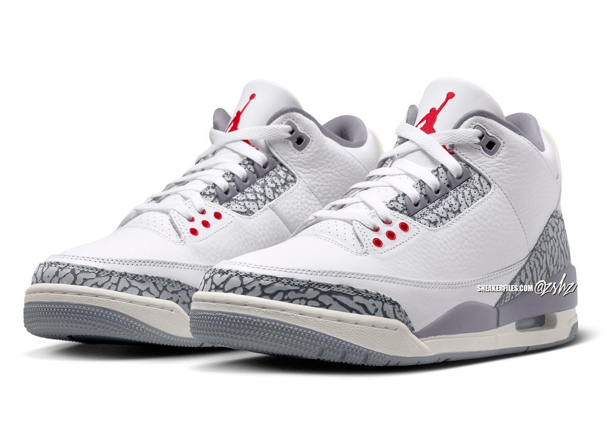 Air Jordan 3,AJ3,Cement Grey,C 撞脸「白水泥」!AJ3 新配色首次曝光! Air Jordan 3,AJ3,Cement Grey,C 撞脸「白水泥」!AJ3 新配色首次曝光!