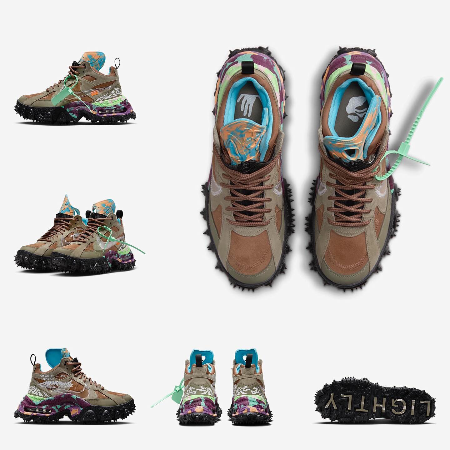 OFF-WHITE,Nike,Air Terra Forma OW x Nike 联名鞋新配色曝光!还有配套服饰! OFF-WHITE,Nike,Air Terra Forma OW x Nike 联名鞋新配色曝光!还有配套服饰!