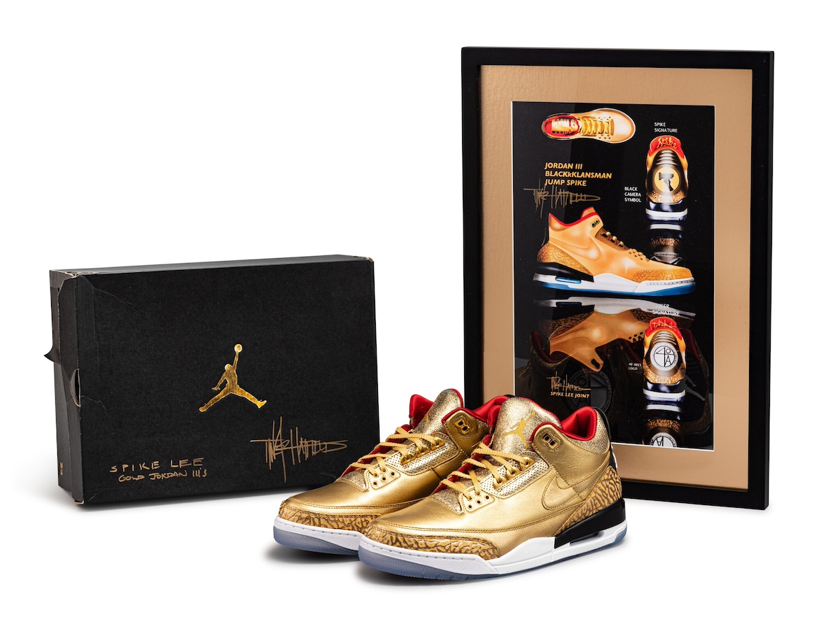 斯派克·李,AJ3,Air Jordan 3 PE 「土豪金」AJ3 拍卖成功!直接看傻了... 斯派克·李,AJ3,Air Jordan 3 PE 「土豪金」AJ3 拍卖成功!直接看傻了...