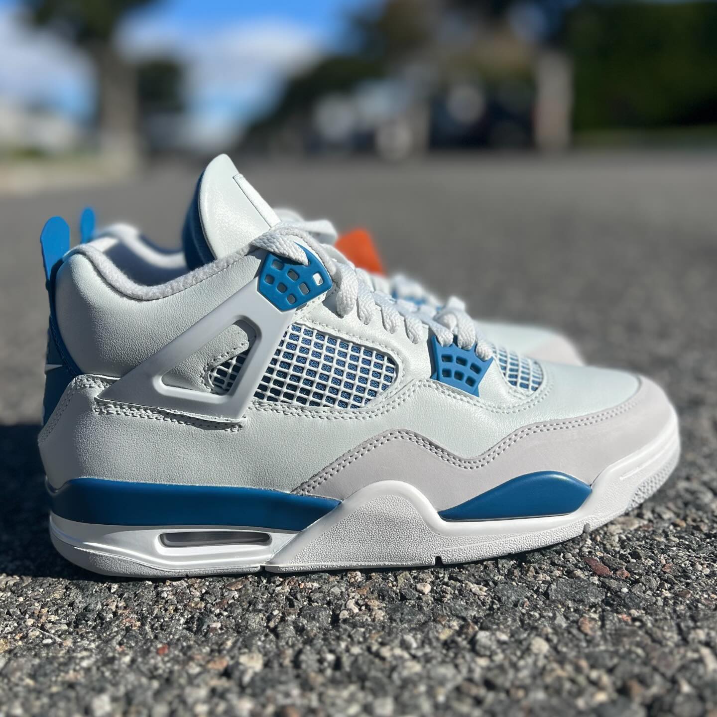 Air Jordan 4,Military Blue,FV5 「白蓝」AJ4 又有新实物!日期看仔细! Air Jordan 4,Military Blue,FV5 「白蓝」AJ4 又有新实物!日期看仔细!