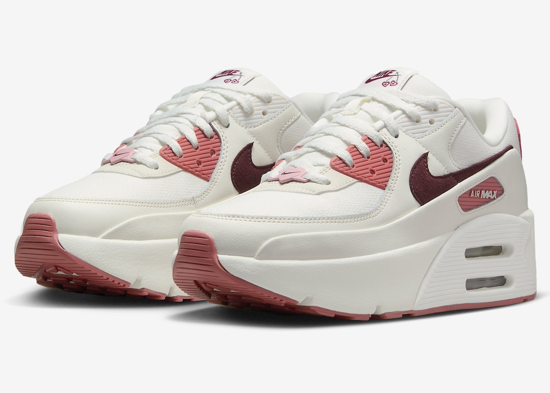 Nike,Air Max 90 LV8,Valentine’ 熟悉的情人节主题!新配色 Air Max 90 下月登场! Nike,Air Max 90 LV8,Valentine’ 熟悉的情人节主题!新配色 Air Max 90 下月登场!