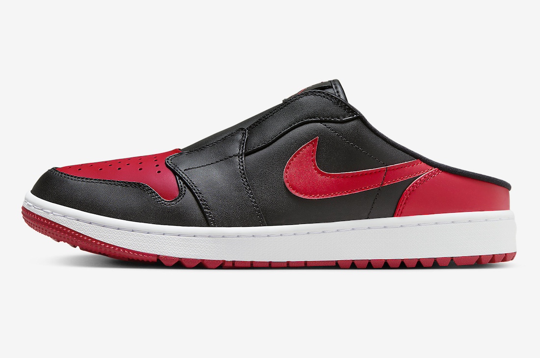 AJ1,Air Jordan,Mule Golf,Bred, 「禁穿」AJ1 又有新鞋型!这设计有点意思... AJ1,Air Jordan,Mule Golf,Bred, 「禁穿」AJ1 又有新鞋型!这设计有点意思...