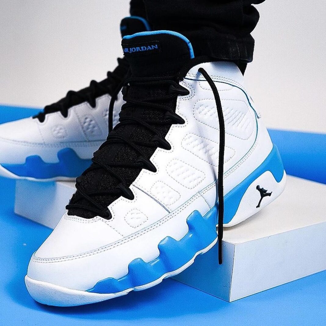 AJ,Air Jordan 9,Powder Blue,FQ 全新「北卡 AJ」要来了!上脚这么穿太帅! AJ,Air Jordan 9,Powder Blue,FQ 全新「北卡 AJ」要来了!上脚这么穿太帅!