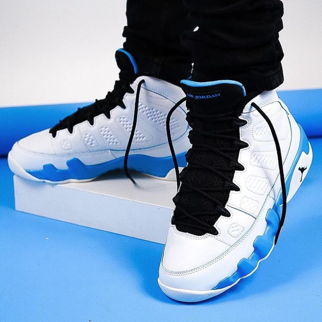 AJ,Air Jordan 9,Powder Blue,FQ 全新「北卡 AJ」要来了!上脚这么穿太帅! AJ,Air Jordan 9,Powder Blue,FQ 全新「北卡 AJ」要来了!上脚这么穿太帅!
