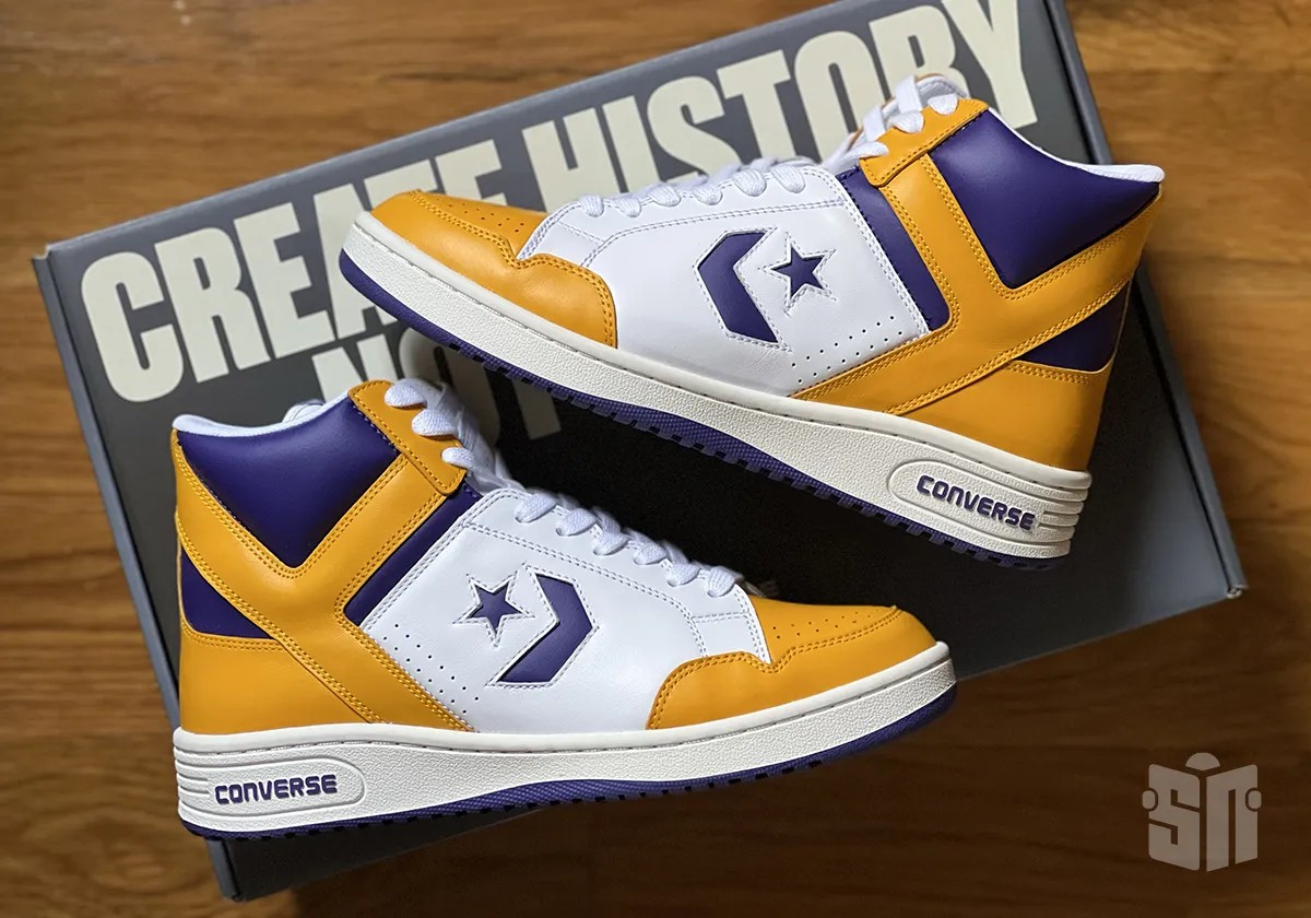 Converse,Weapon,Lakers 当年最火的「湖人战靴」回归了!只可惜... Converse,Weapon,Lakers 当年最火的「湖人战靴」回归了!只可惜...