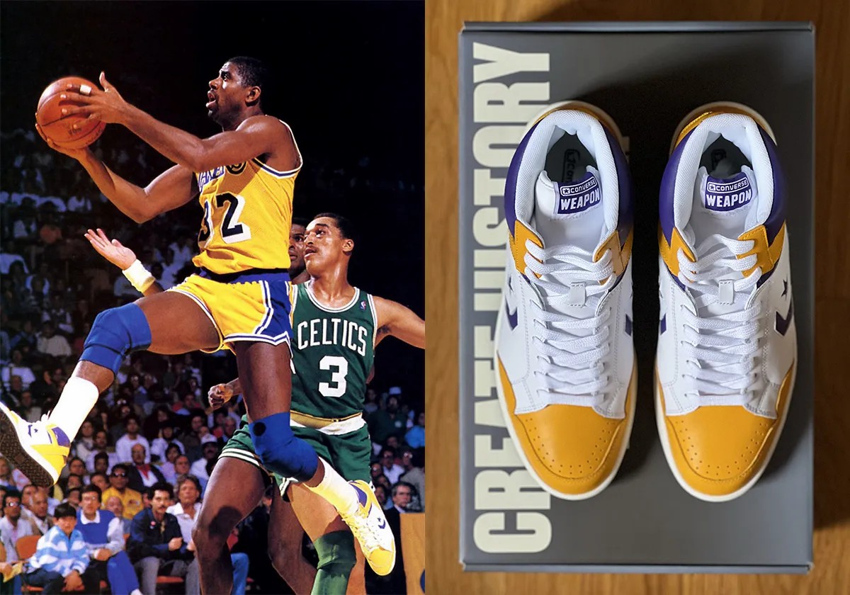 Converse,Weapon,Lakers 当年最火的「湖人战靴」回归了!只可惜... Converse,Weapon,Lakers 当年最火的「湖人战靴」回归了!只可惜...