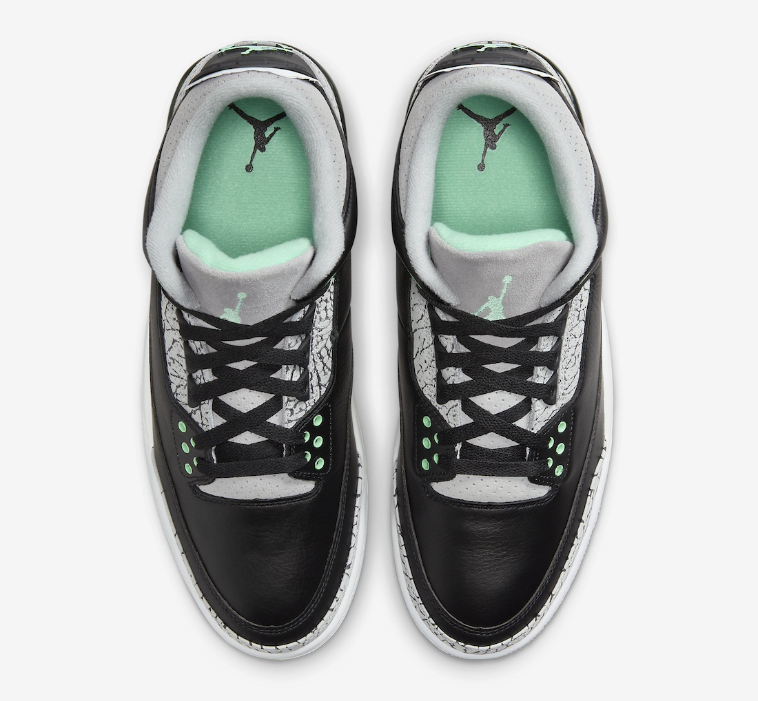 Air Jordan 3,Green Glow,AJ,AJ3 「小蒂芙尼」AJ3 官图曝光!最新消息有了! Air Jordan 3,Green Glow,AJ,AJ3 「小蒂芙尼」AJ3 官图曝光!最新消息有了!