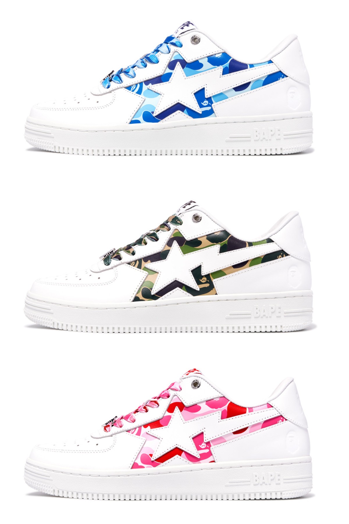 BAPE,STA,ICON 街头玩家狂喜!BAPE「镂空迷彩」新鞋有点帅! BAPE,STA,ICON 街头玩家狂喜!BAPE「镂空迷彩」新鞋有点帅!